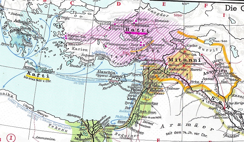 A Hettita Birodalom tartományai