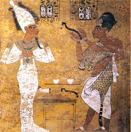 Tutanhamon mint Osiris
