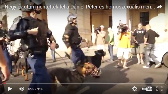 Négy év után mentették fel a Dániel Péter és homoszexuális menet ellen tiltakozó hazafiakat