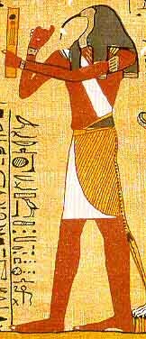 Az ibiszfejű egyiptomi Thot isten