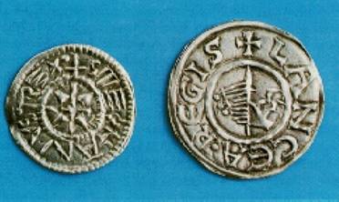 Szent István korából származó ezüst pénzérme