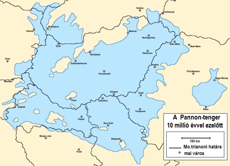 1. A Pannon- tenger 10 milló évvel ezelőtt (read.images.worldlibrary.ne)